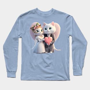 The Cat Wedding Long Sleeve T-Shirt